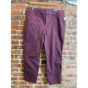 OLD NAVY • Pixie Purple Pants • Ladies Size 16 NWT